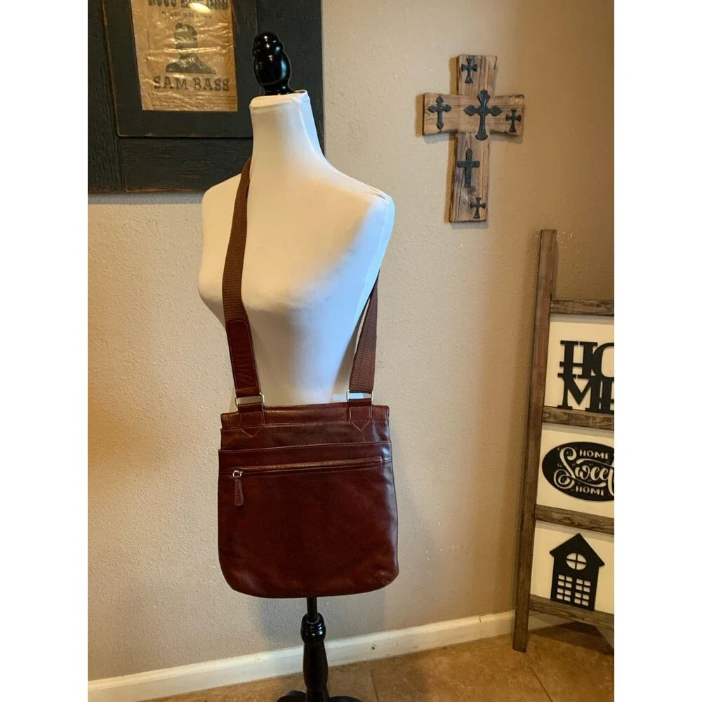Vintage Leather Osgoode Marley Messenger Bag GUC